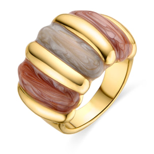 Anillo LUX BY LUX acabado en oro amarillo 18K