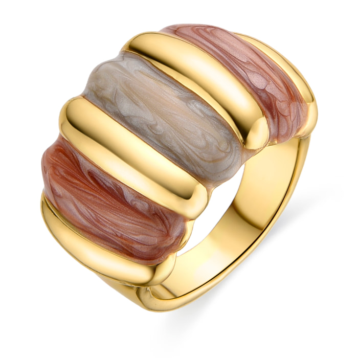 Anillo LUX BY LUX acabado en oro amarillo 18K