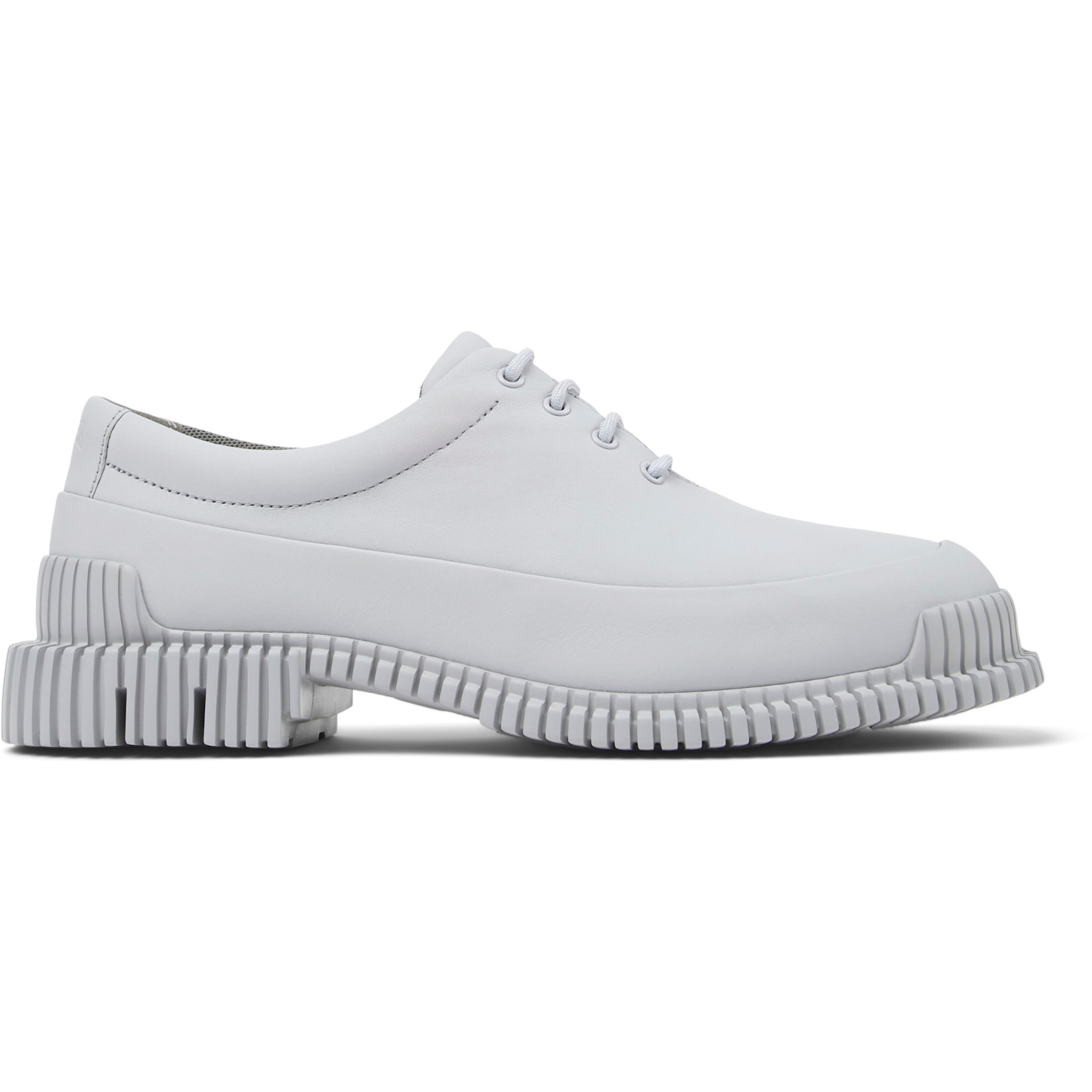 Zapatos de cordones - CAMPER Pix - Gris - Cuero liso