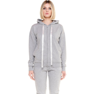 Tuta con cappuccio e zip da donna Luxury
