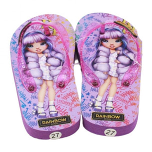 Ciabatte Infradito Rainbow High Viola Lei Easy Shoes Viola