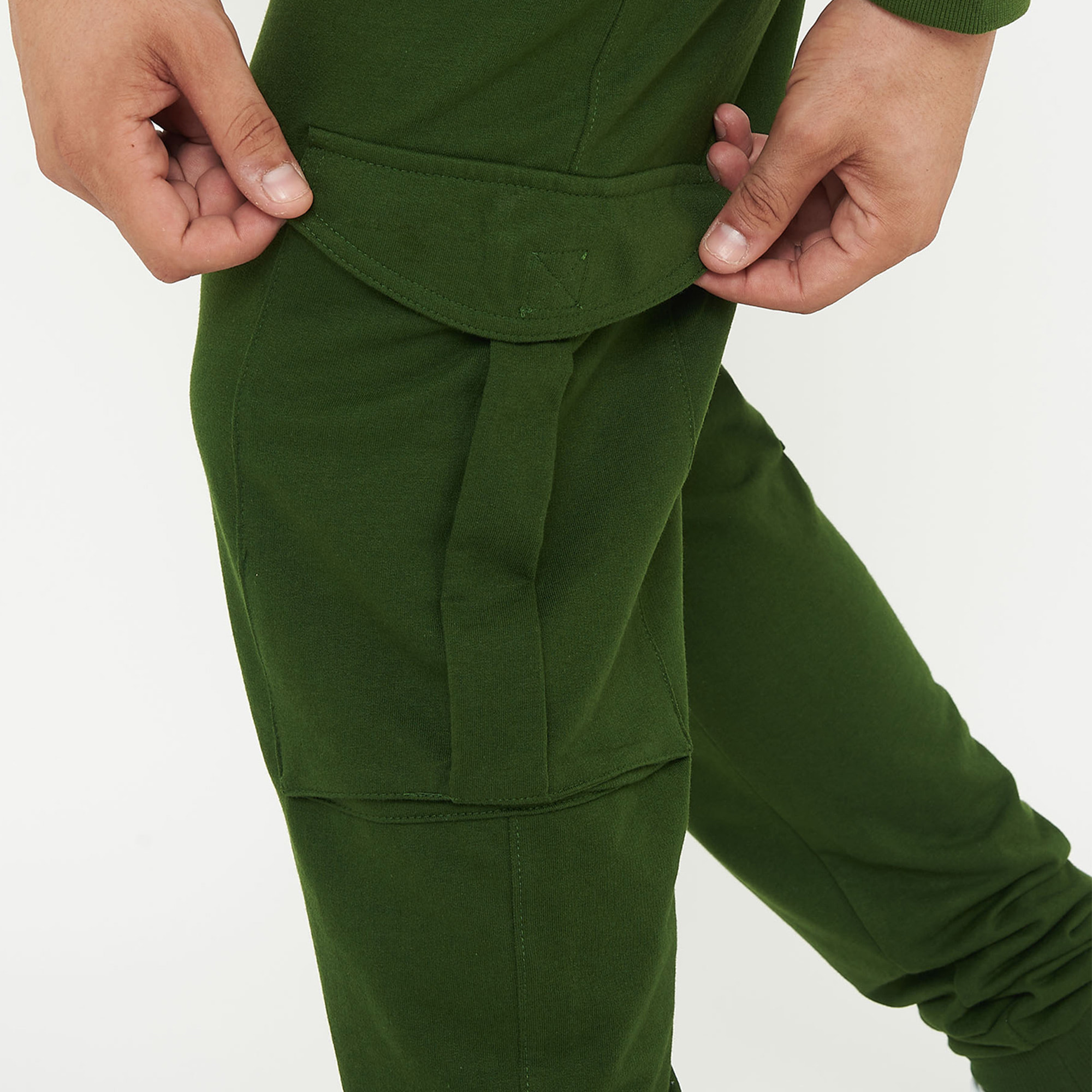 Pantaloni sportivi F CARGO verde scuro