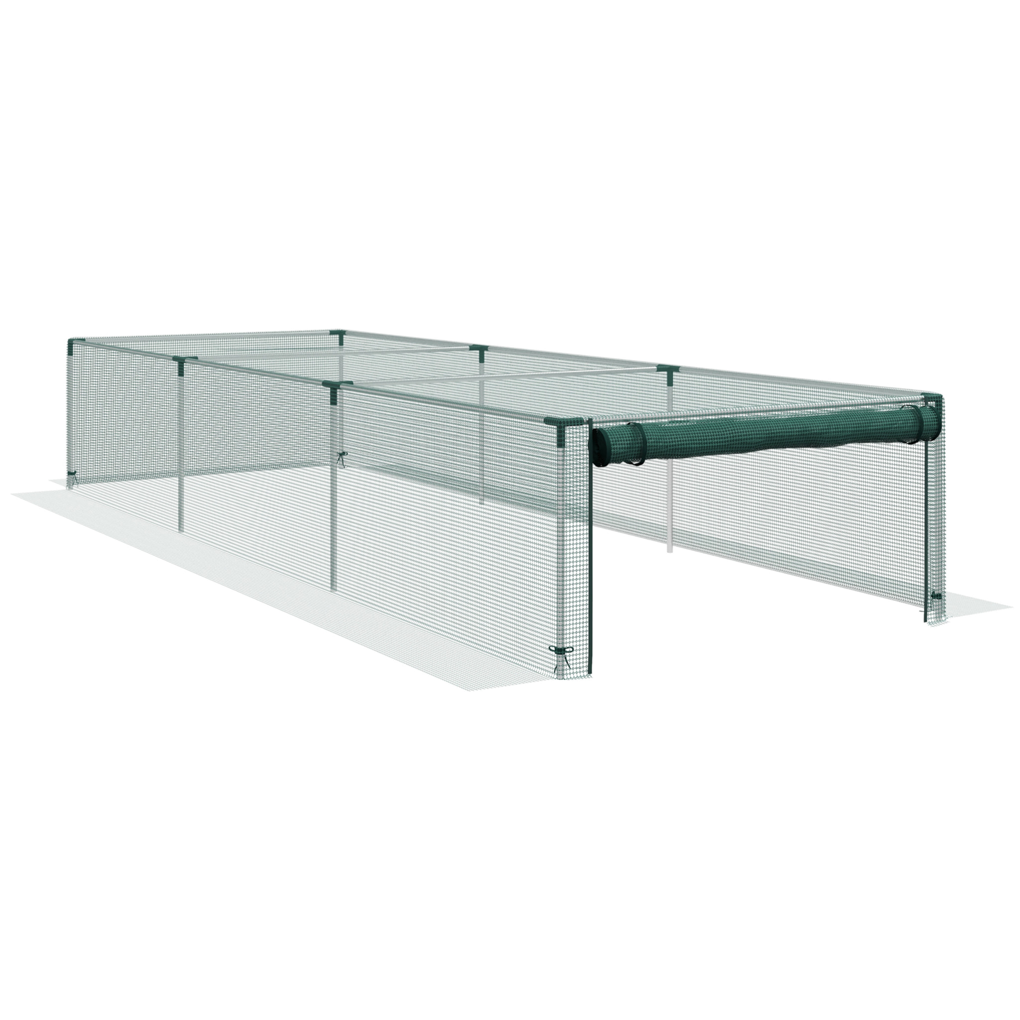 Serre de jardin serre à tomates filet protection porte HDPE vert