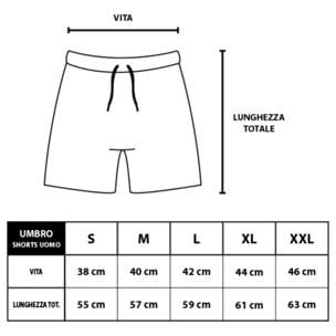 Short Pantaloncino Uomo UMBRO Cotone Art.GAP00582B