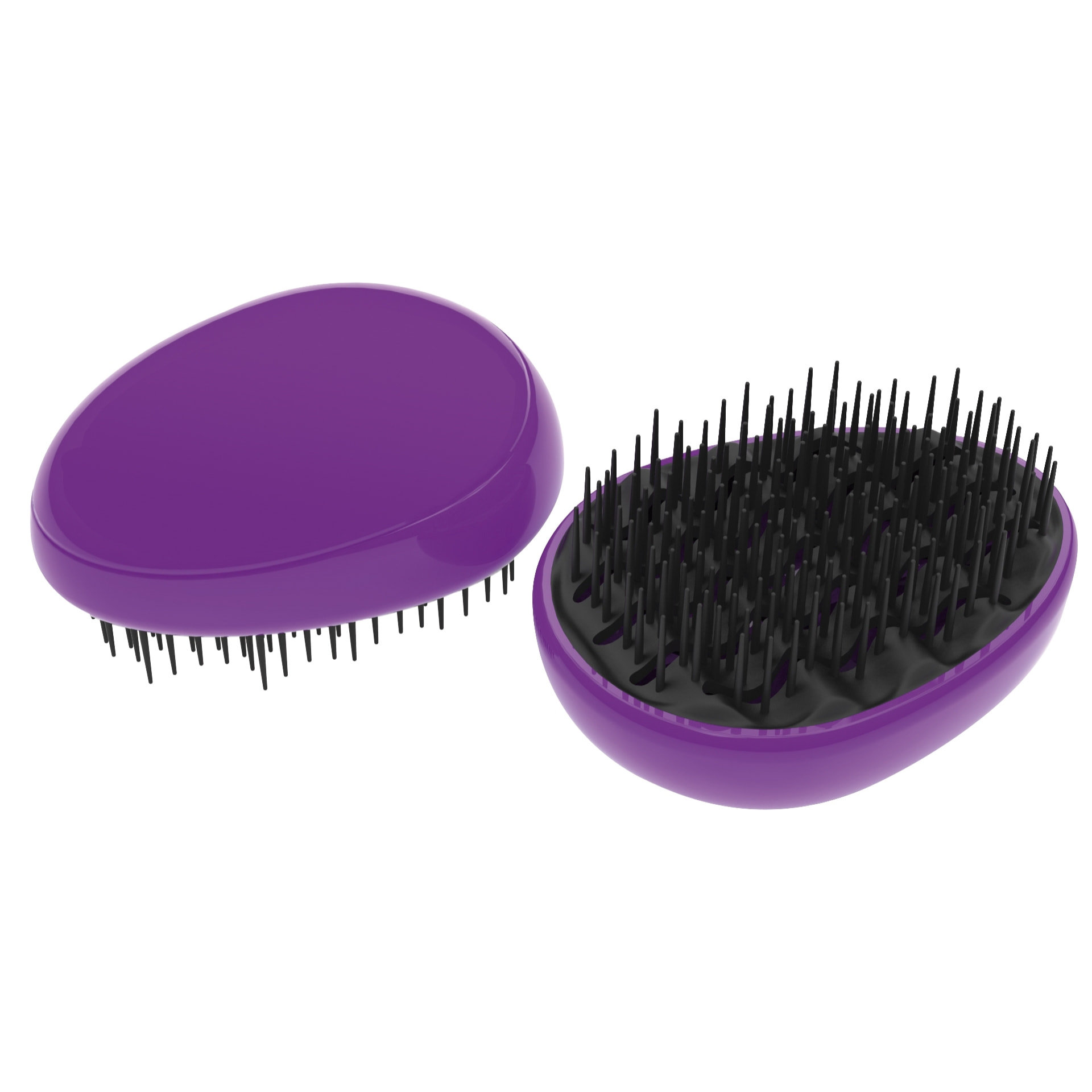 Egg Brush Morado Y Negro