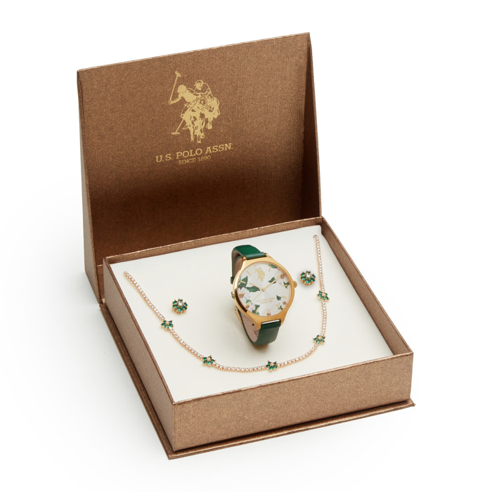 Cofanetto orologio e gioiello U.S. Polo Assn.
