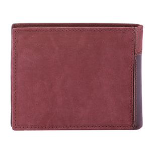 Portafoglio  da uomo In Vera pelle Made in Italy 10x12x3 cm