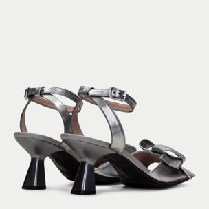 Sandalia Tacon Danielle Plomo 6 cm