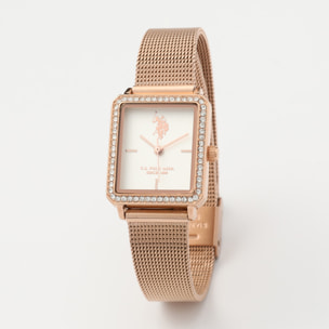 Orologio U.S. Polo Assn. In maglia milanese