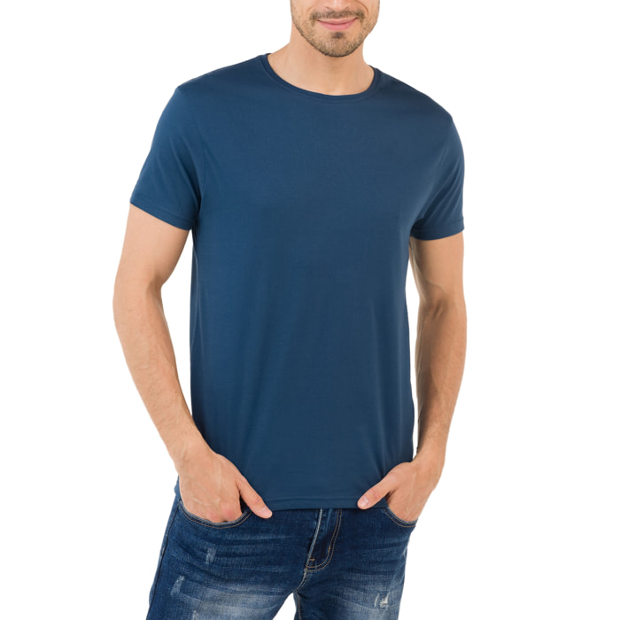 T-shirt in cotone 150 gr Hot Buttered Legend blu
