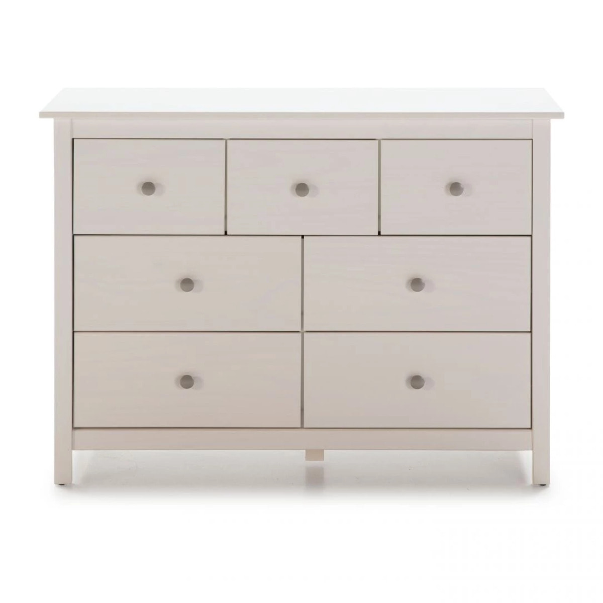 Cómoda Bay 7 cajones Blanco