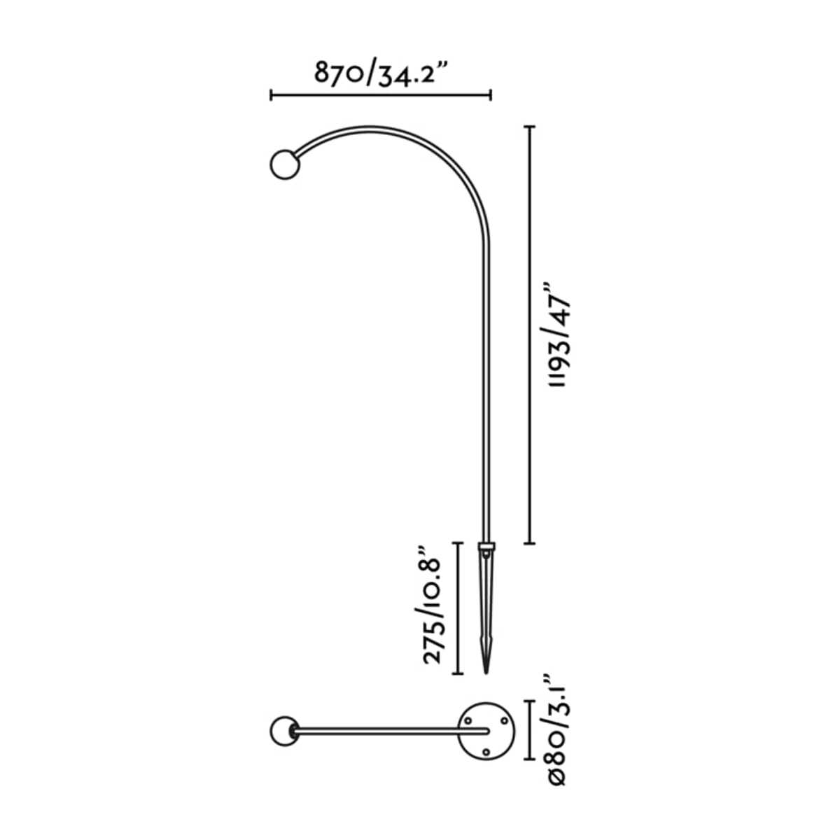 CUCA 1193 Estaca negra