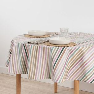 Nappe ronde en résine anti-taches 0120-175