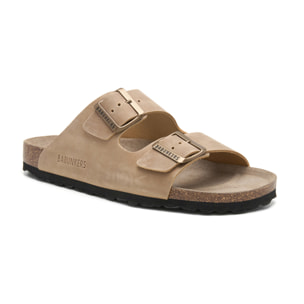 SANDALIA BABUNKERS MARRON