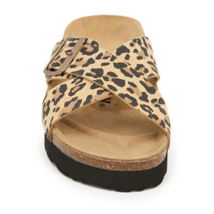 SANDALO CON ZEPPA BILLOWY MARRONE