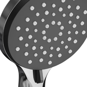 Pommeau de douche MSV Ezio Chrome – 3 fonctions – Économie d'eau 69 % – Ø 100 mm