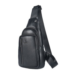 Marsupio  da uomo In Vera pelle Made in Italy 18x33x7 cm