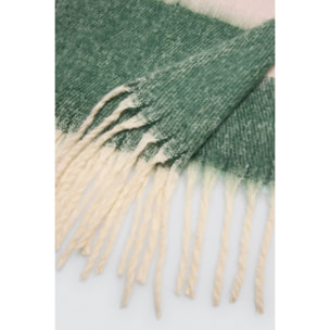 Sciarpa a righe verdi