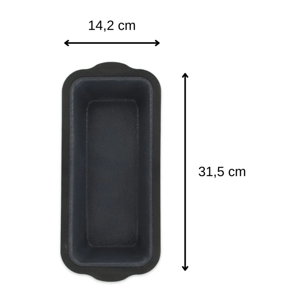 Lot de 2 moules à gâteaux 31,5/14,2 cm en silicone Silicone fibre de verre Silicone fibre de verre Zenker  Silicone fibre de verre