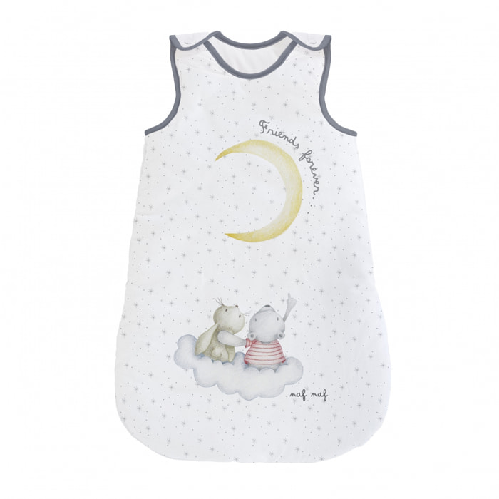 NANA 70 CM 100% ALGODÃN RABBIT & MOON GRIS