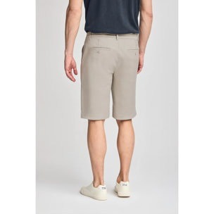 Bermuda relax gris claro con detalles Polo Club