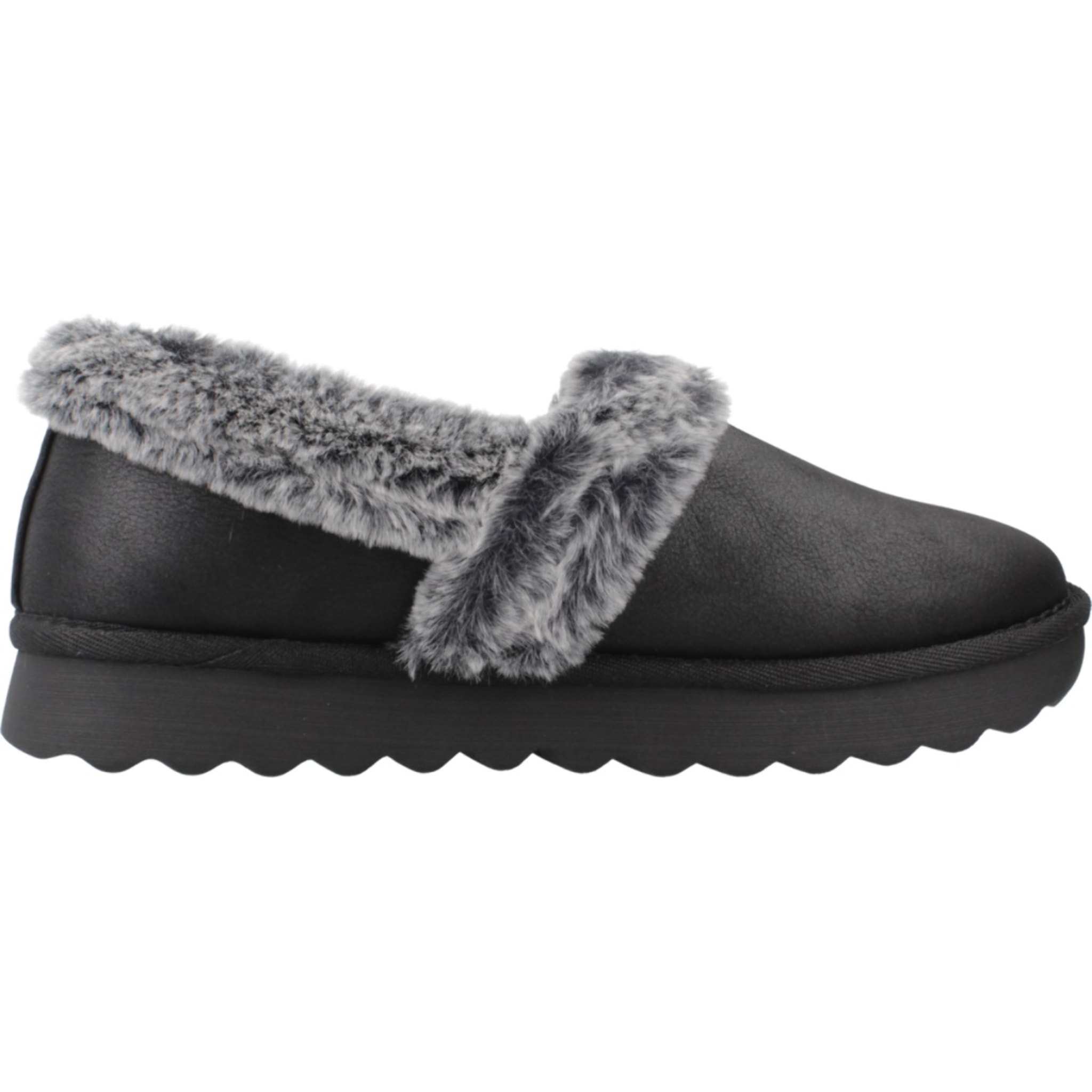 Zapatillas Hogar Mujer de la marca SKECHERS  modelo COZY UP Black