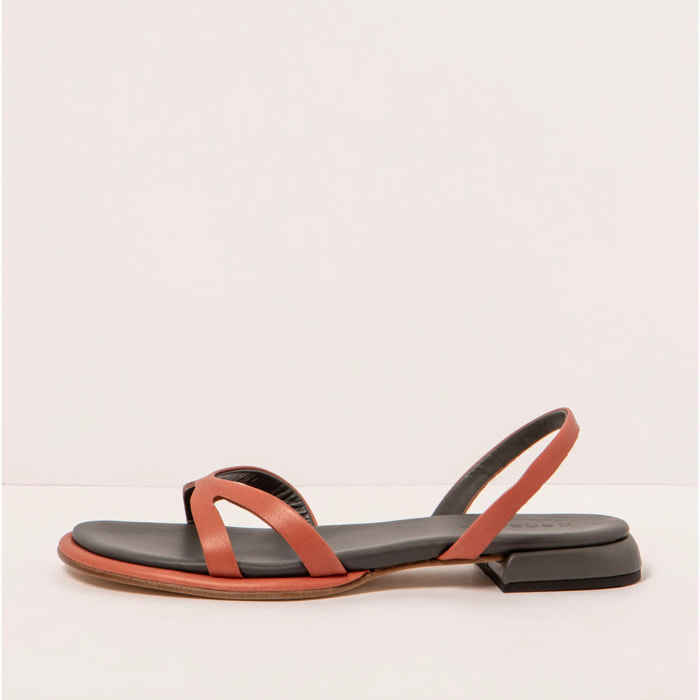 Sandalias S3156 CRISTAL TEJA/ VALVIN color Teja