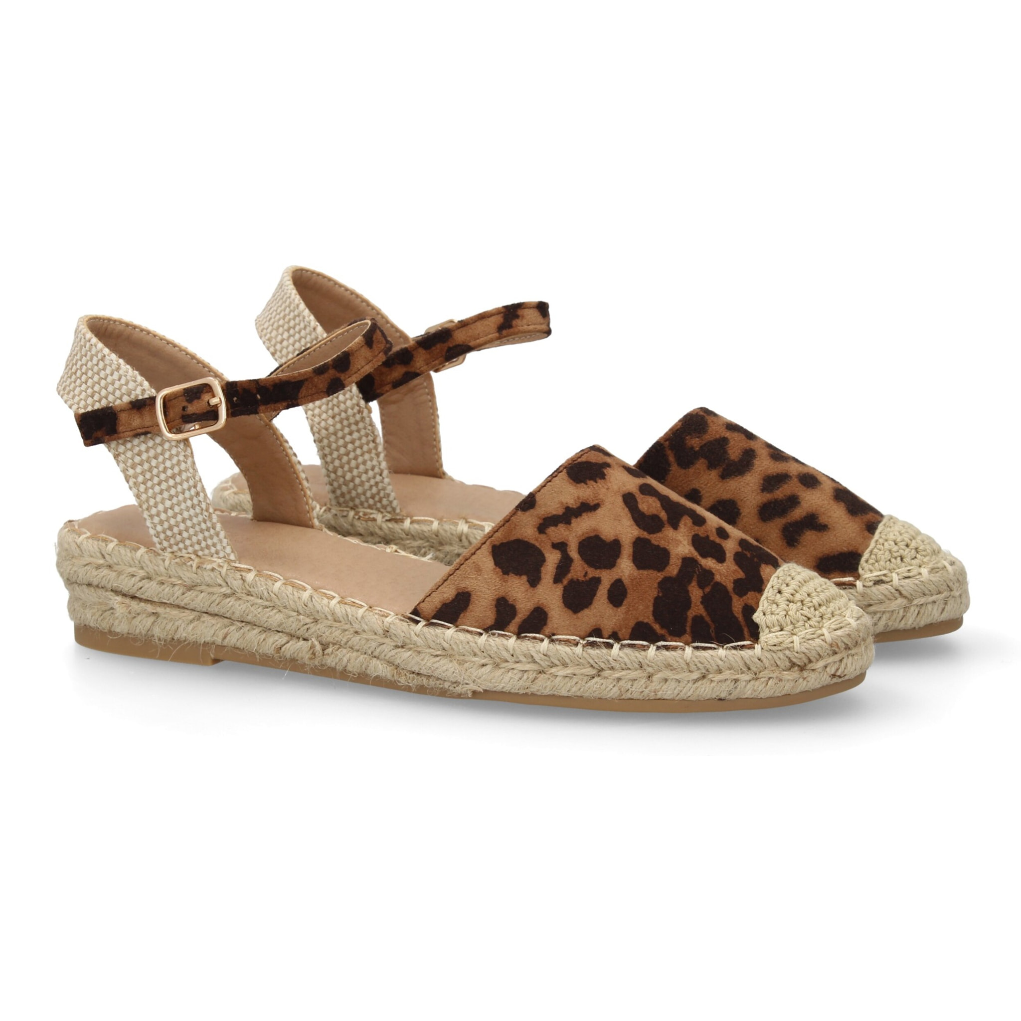 Alpargata mujer yute comoda cierre de hebilla