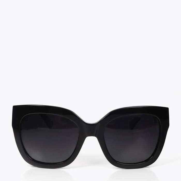 Occhiali Quadrati con Logo Dorato