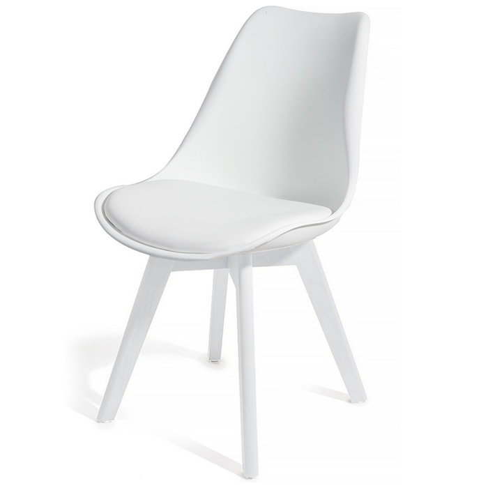 Oresteluchetta Set 4 sedie SMART FULL WHITE