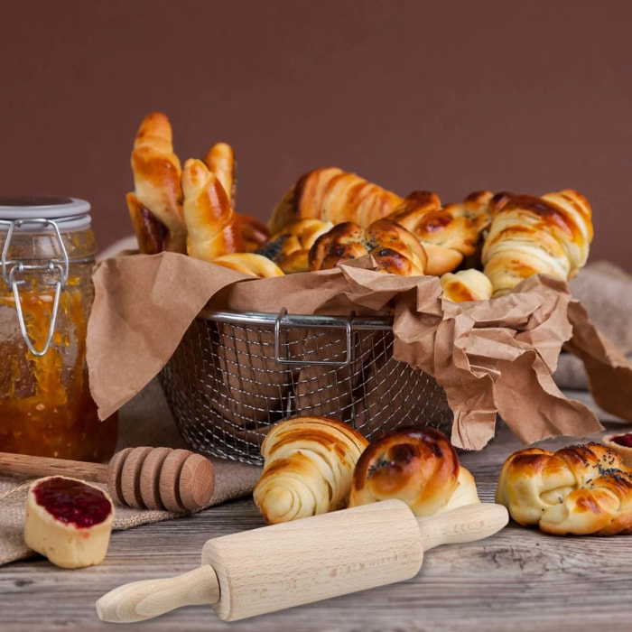 Mini rouleau à pâtisserie en bois 23 cm Zenker