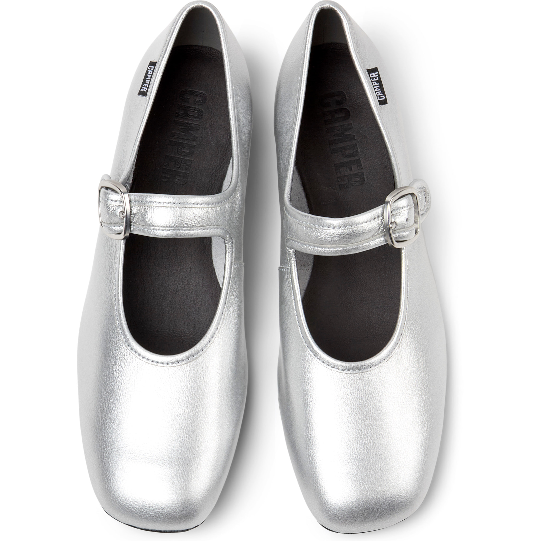 Bailarinas - CAMPER Casi Myra - Gris - Cuero liso