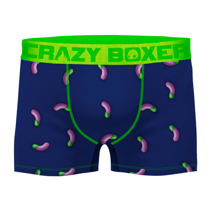 Calzoncillos Crazy Boxer Berenjenas para hombre