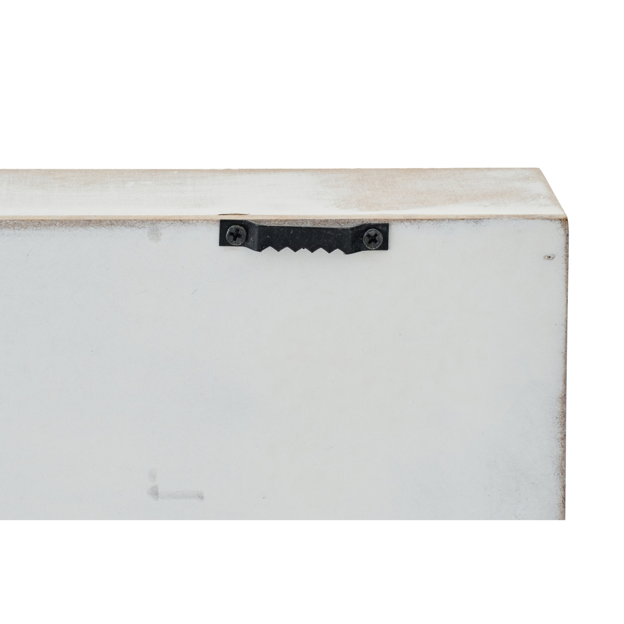 J-Line Objet Mural Poisson Blanchi - bois - naturel