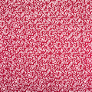 Tablier imprimé "Olia" - rouge - coton 60x80 cm