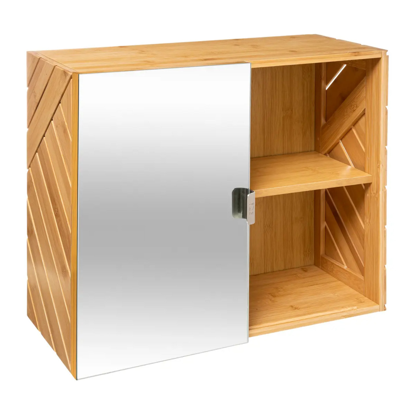 Meuble miroir coulissant Bambou Bath N' Modul