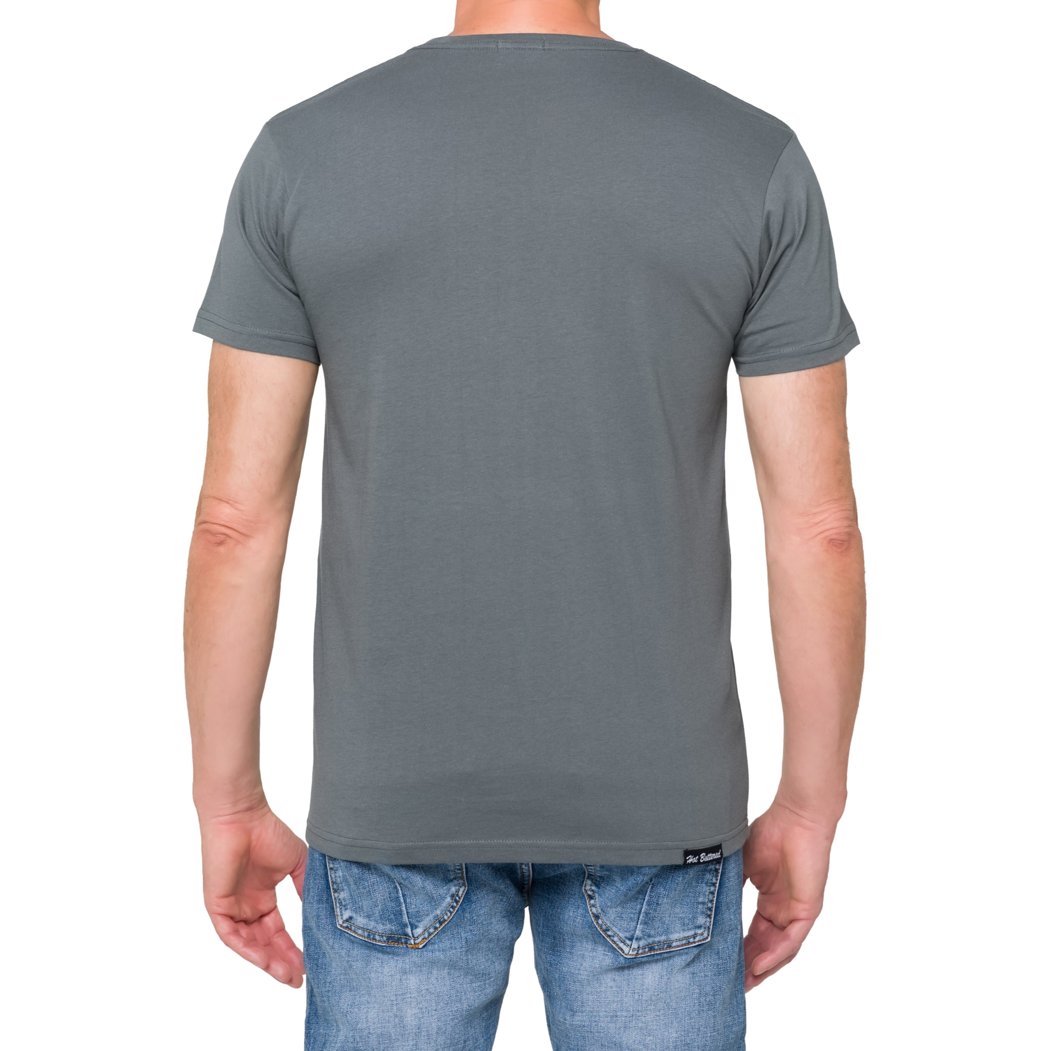 Camiseta de algodón 180 gr Hot Buttered Mistral gris