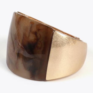 Bracciale rigido con pezzo acrilico