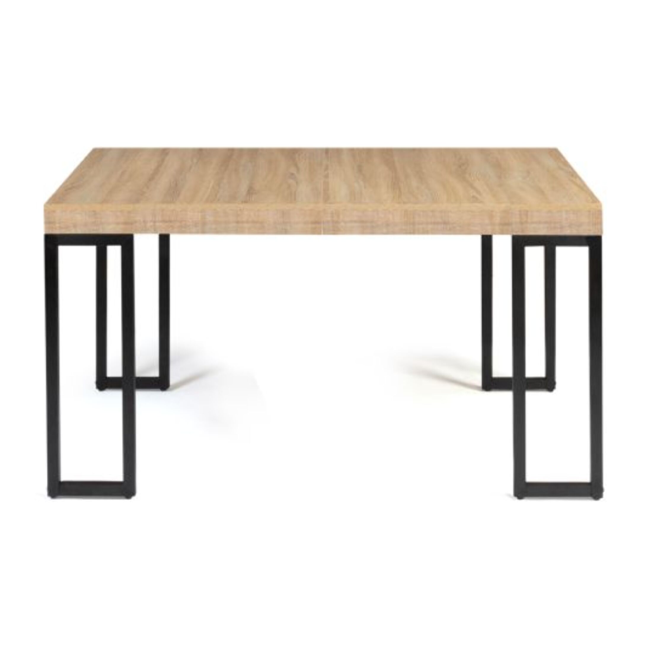 Console extensible Memphis - plusieurs dimensions - Bois / Noir