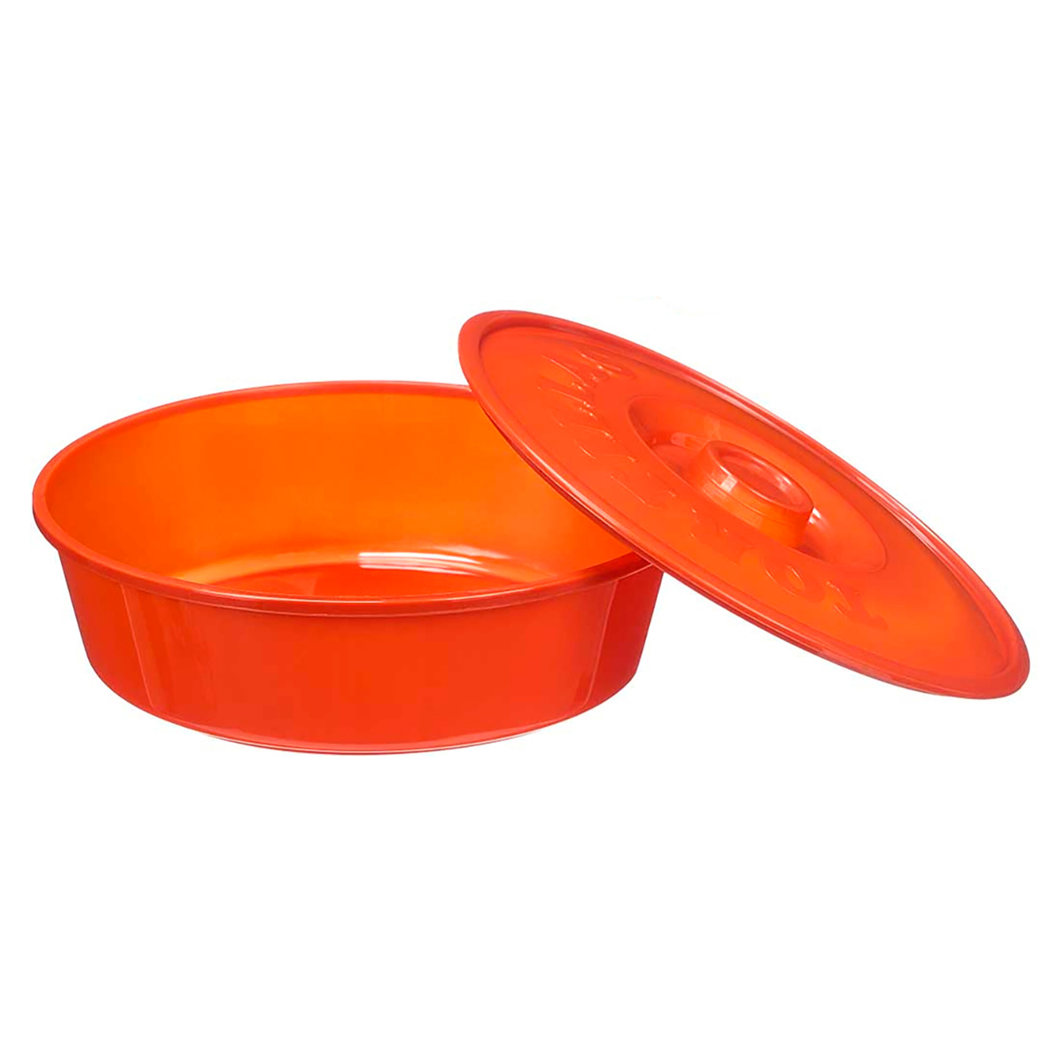 Contenitore con coperchio per pancake. 22x22x7 cm