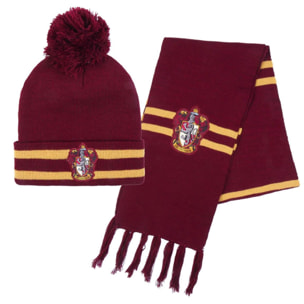 Set gorro y guantes infantil unisex "Griffindor Harry Potter"
