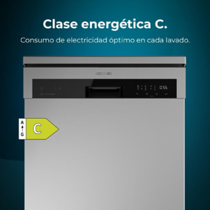 Cecotec Lavavajillas 60cm Independiente Bolero Aguazero 6500 Inox C. 15 Cubierto