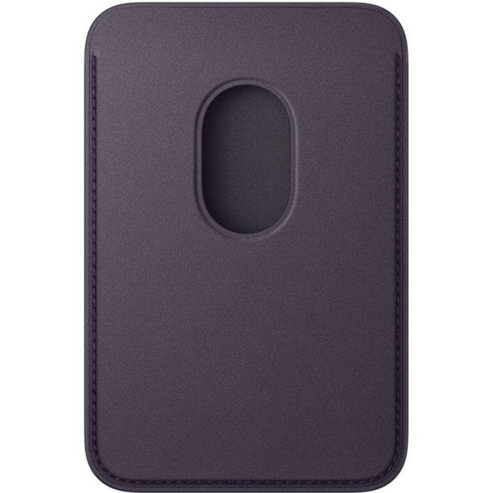 Porte-cartes APPLE MagSafe tissage fin Violet Nuit