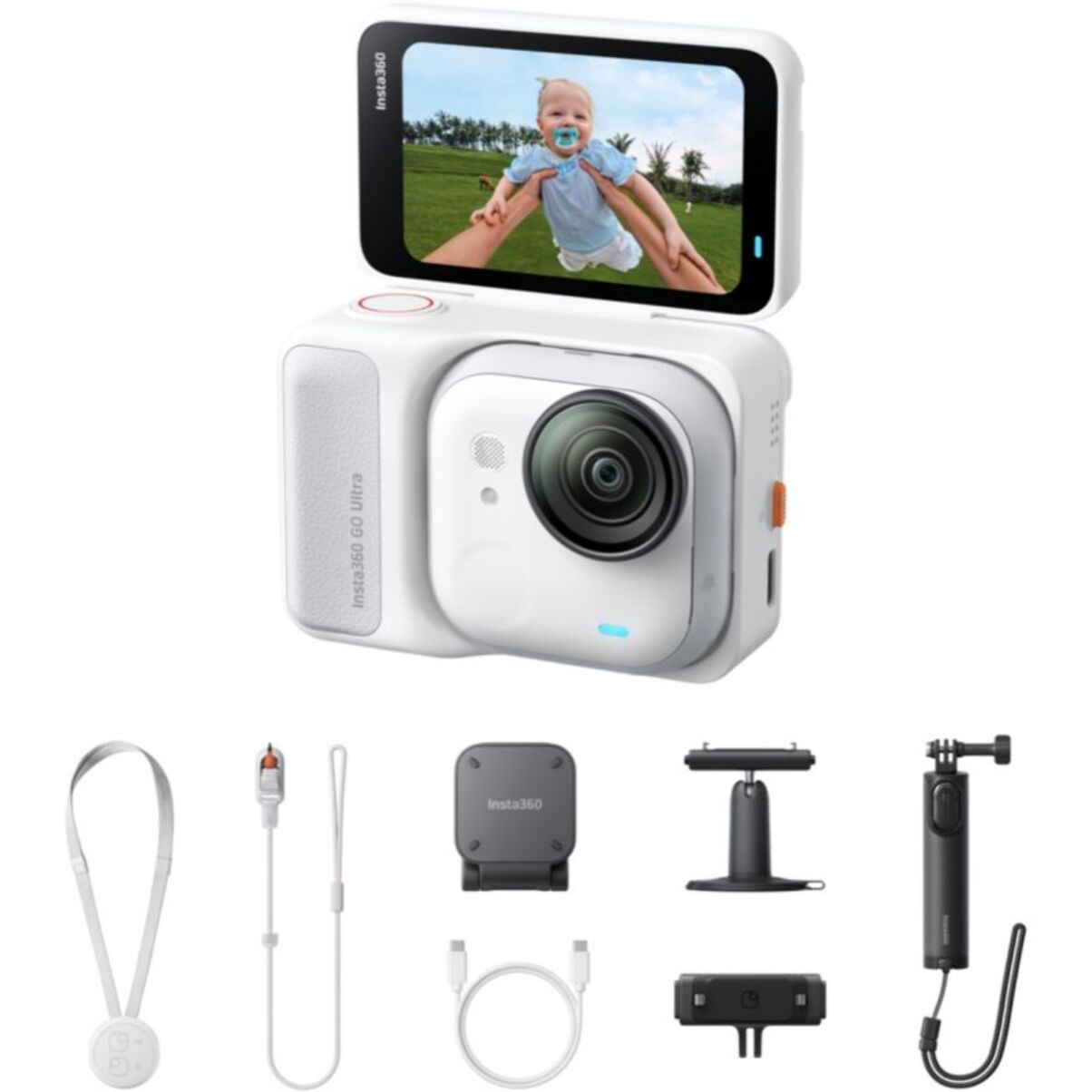 Caméra sport INSTA360 Go Ultra Creator Bundle Blanche