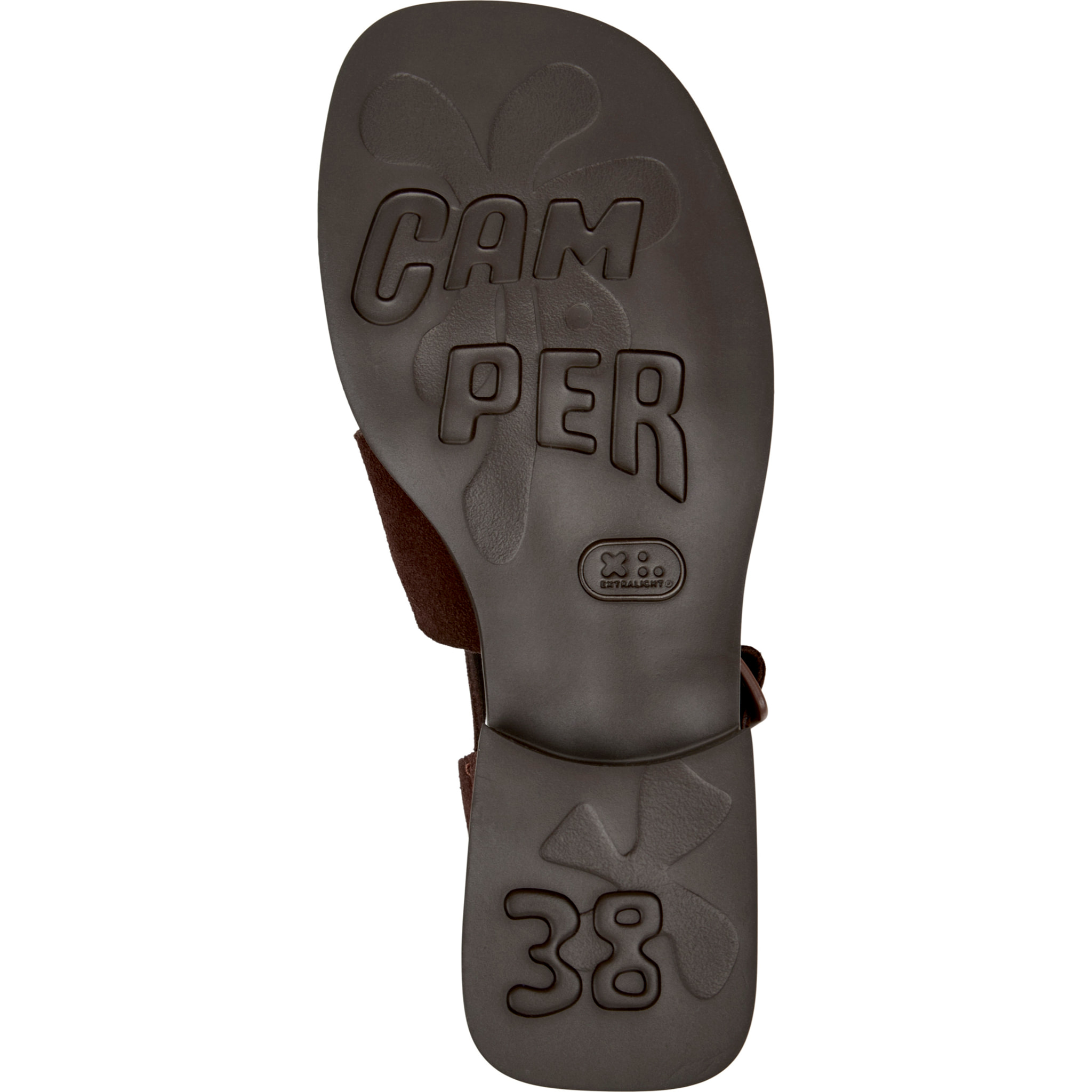 Sandalias - CAMPER Dana - Marron - Cuero de gamuza