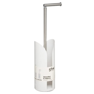 Dérouleur tige flexible métal "Colorama" blanc