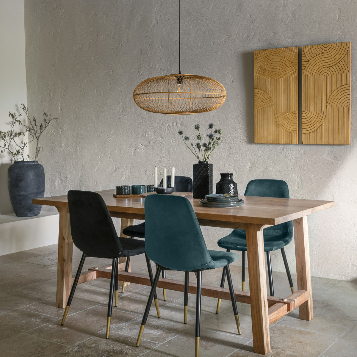 Suspension "Loren" - bambou D60 cm