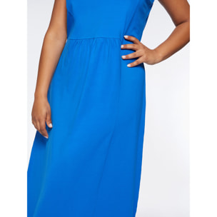 Fiorella Rubino - Vestido en tejido de punto sin mangas - Azul aciano