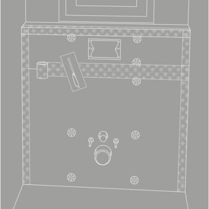 Sabo Set de montage pour habillage de WC suspendu (4508472)