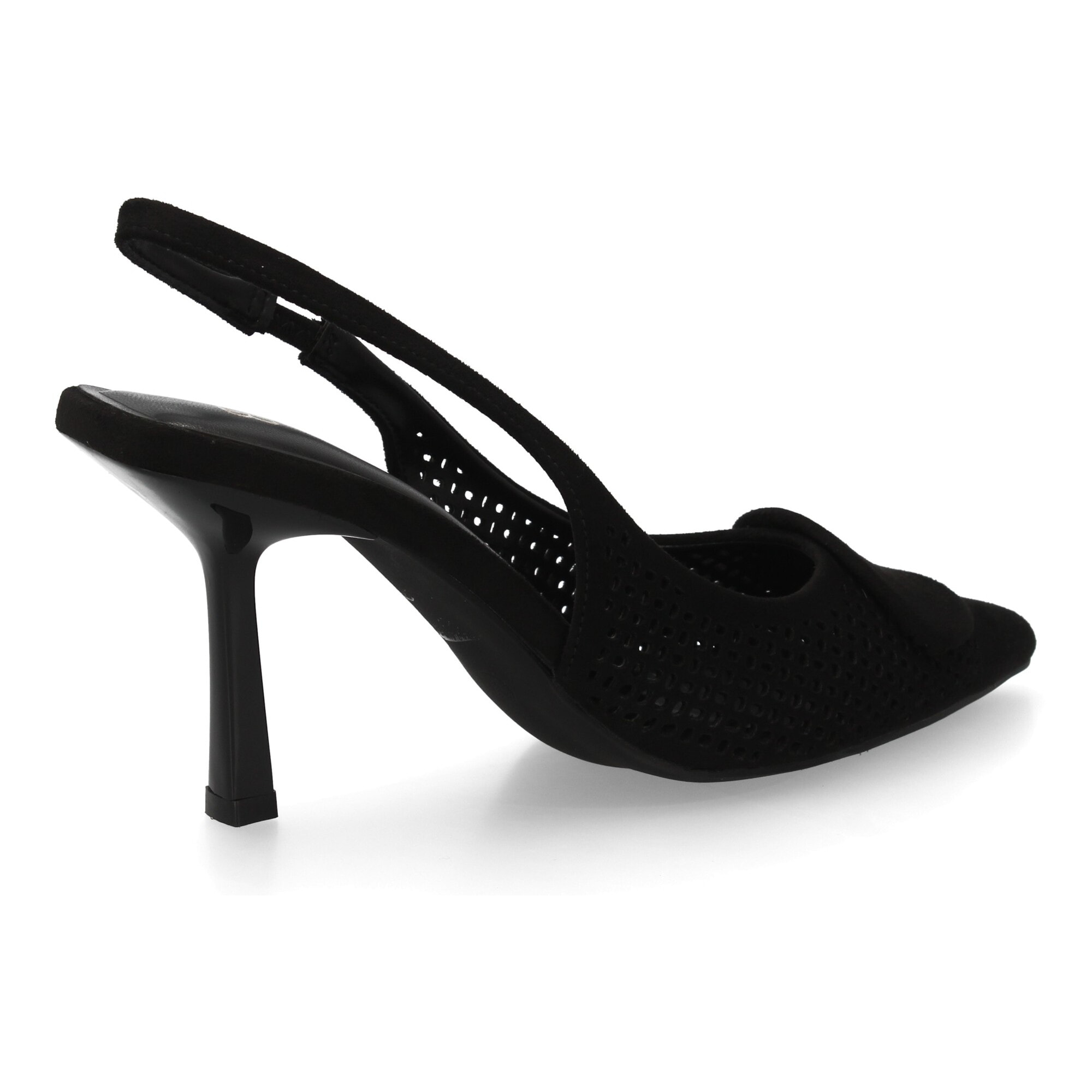 Zapato destalonado calado mujer tacón elegante